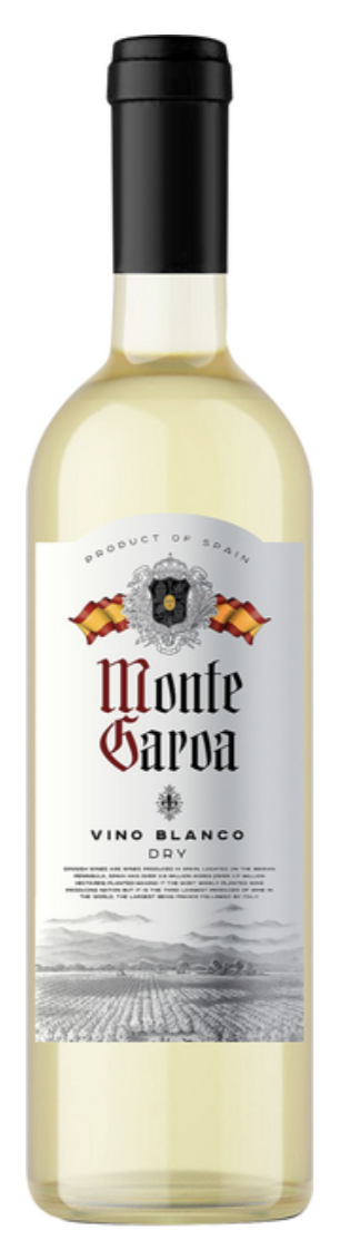 Вино Monte Garoa Blanco біл. сух. 0,75л 11%